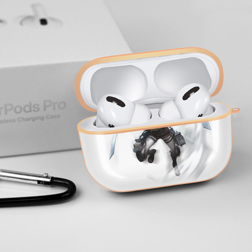 進撃の巨人 コニー·スプリンガー Attack on Titan Connie Springer 【AirPods Pro用】ハードシェル保護ケース｜耐衝撃・防指紋・カラビナ付き商品仕様