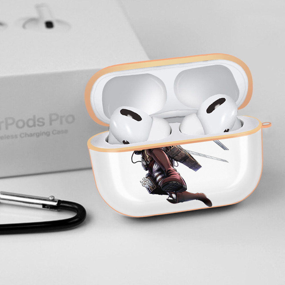 進撃の巨人 コニー·スプリンガー Attack on Titan Connie Springer 【AirPods Pro用】ハードシェル保護ケース｜耐衝撃・防指紋・カラビナ付き商品仕様
