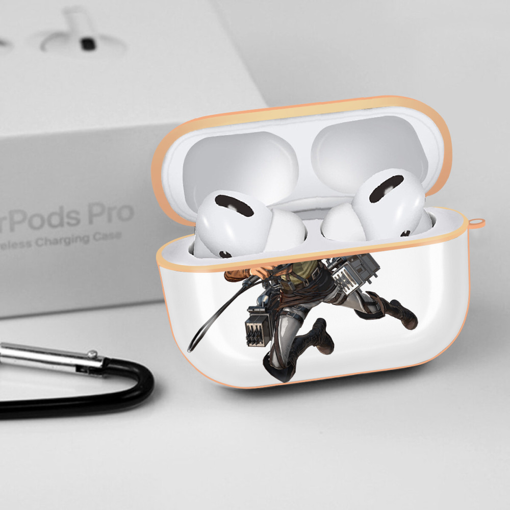 進撃の巨人 コニー·スプリンガー Attack on Titan Connie Springer 【AirPods Pro用】ハードシェル保護ケース｜耐衝撃・防指紋・カラビナ付き商品仕様