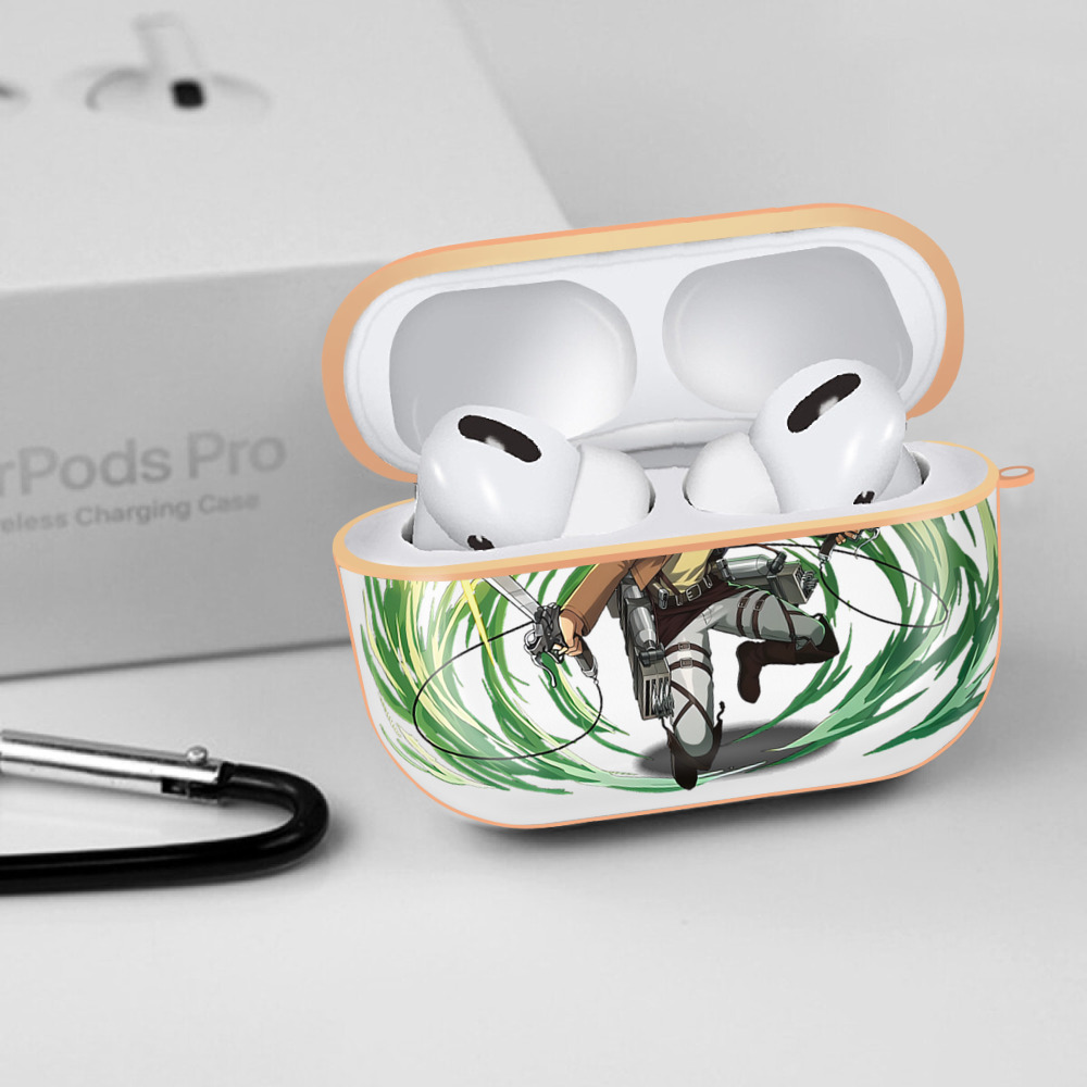 進撃の巨人 コニー·スプリンガー Attack on Titan Connie Springer 【AirPods Pro用】ハードシェル保護ケース｜耐衝撃・防指紋・カラビナ付き商品仕様