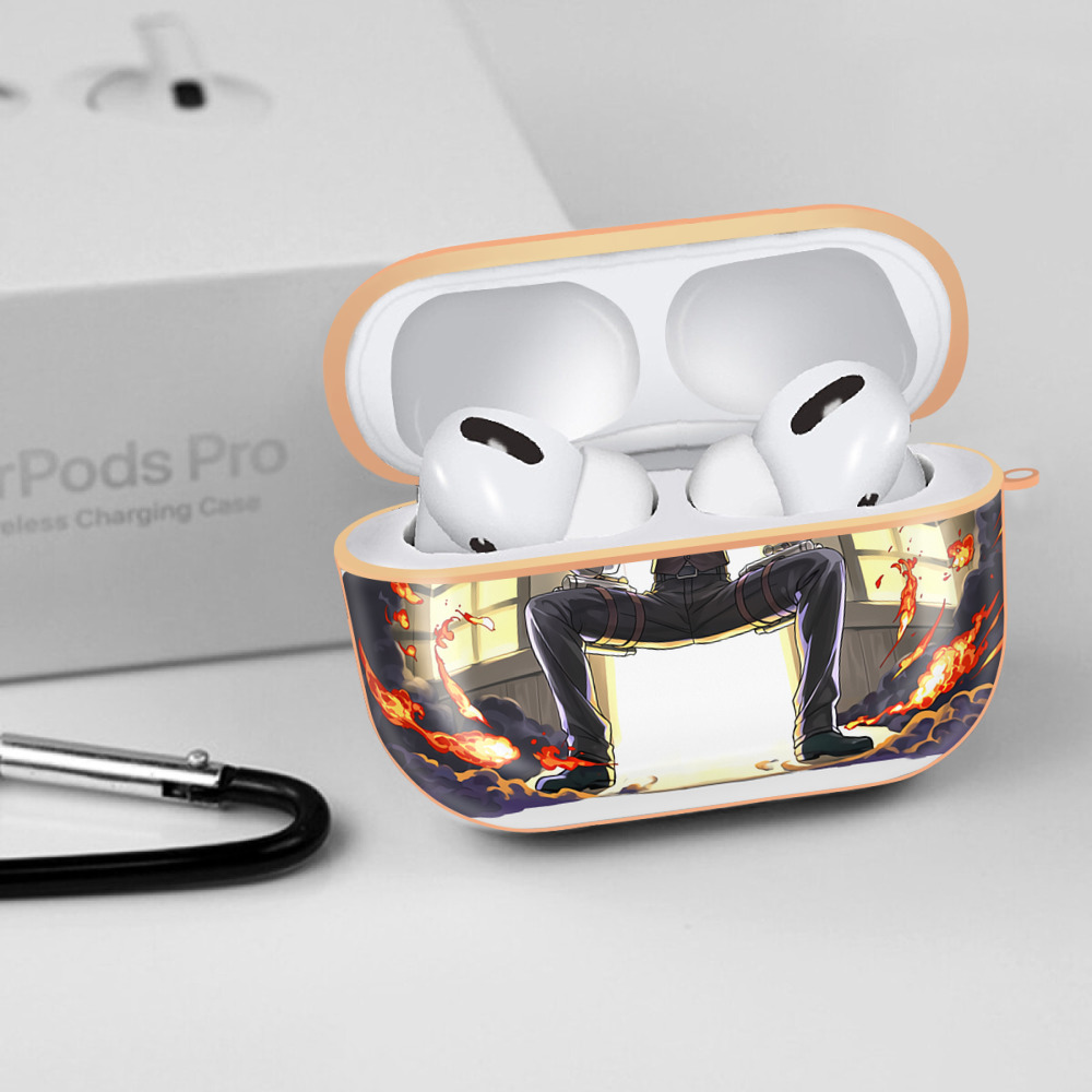 進撃の巨人 ケニー·アッカーマン Attack on Titan Kenny Ackerman 【AirPods Pro用】ハードシェル保護ケース｜耐衝撃・防指紋・カラビナ付き商品仕様