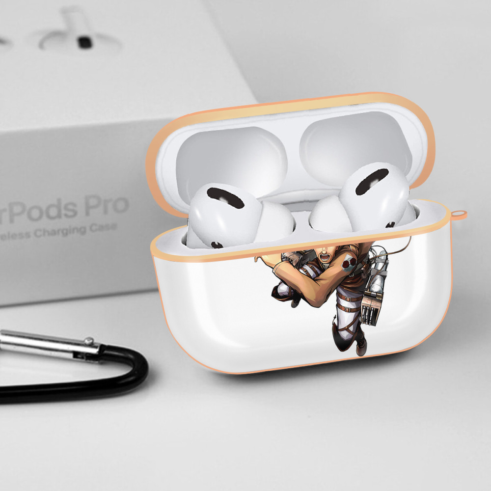 進撃の巨人 ハンネス Attack on Titan Hannes 【AirPods Pro用】ハードシェル保護ケース｜耐衝撃・防指紋・カラビナ付き商品仕様