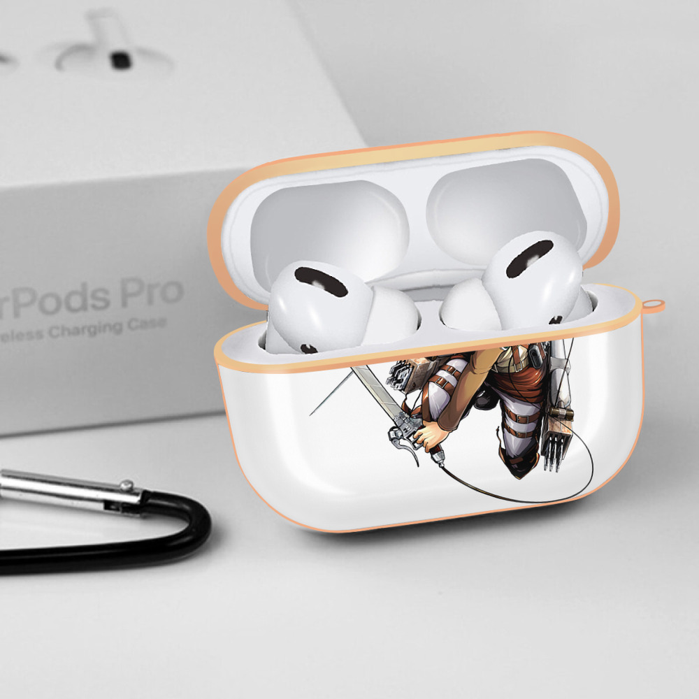 進撃の巨人 ヒツチ Attack on Titan Hitch 【AirPods Pro用】ハードシェル保護ケース｜耐衝撃・防指紋・カラビナ付き商品仕様