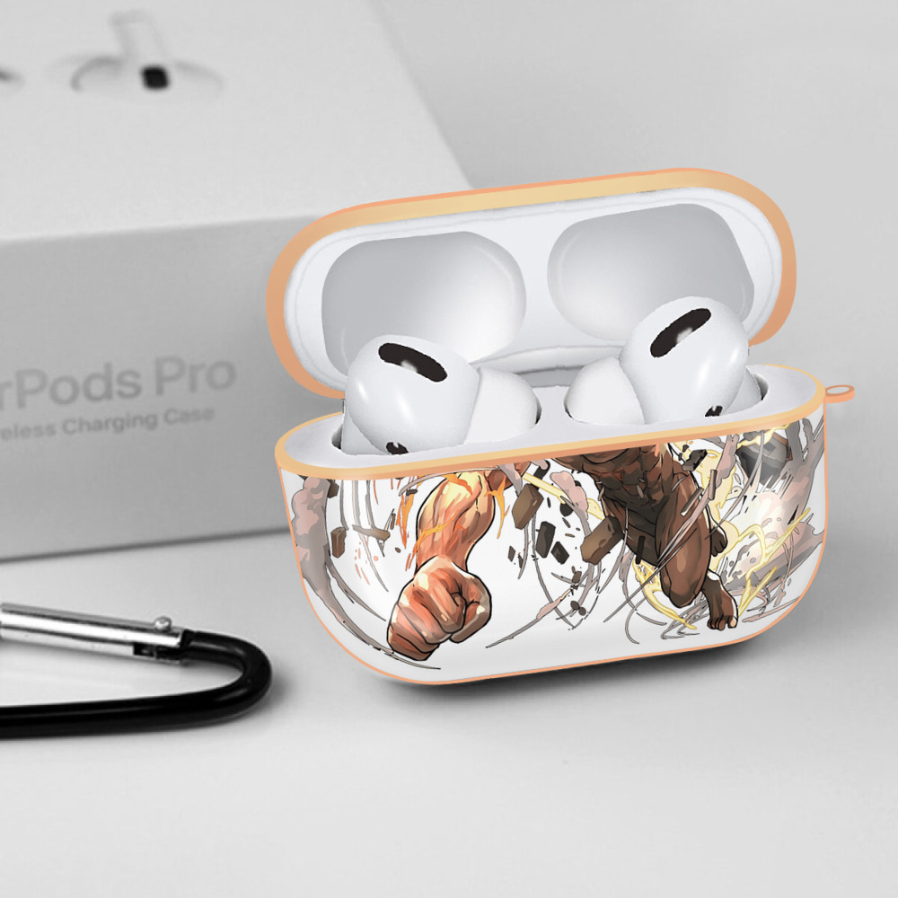 進撃の巨人 Attack on Titan 【AirPods Pro用】ハードシェル保護ケース｜耐衝撃・防指紋・カラビナ付き商品仕様