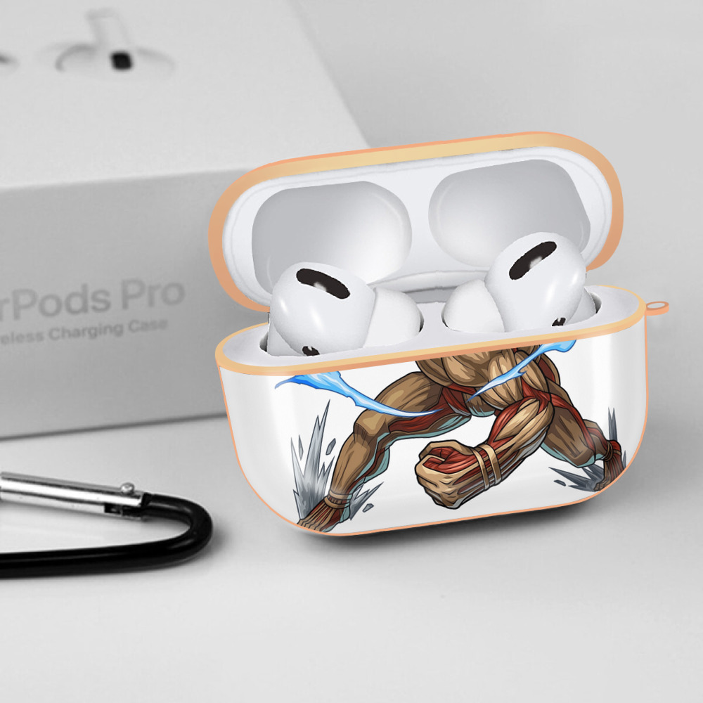 進撃の巨人 Attack on Titan 【AirPods Pro用】ハードシェル保護ケース｜耐衝撃・防指紋・カラビナ付き商品仕様