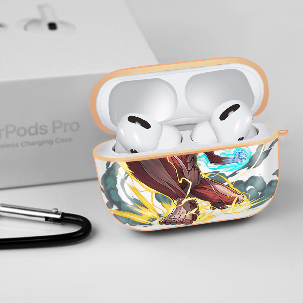 進撃の巨人 Attack on Titan 【AirPods Pro用】ハードシェル保護ケース｜耐衝撃・防指紋・カラビナ付き商品仕様