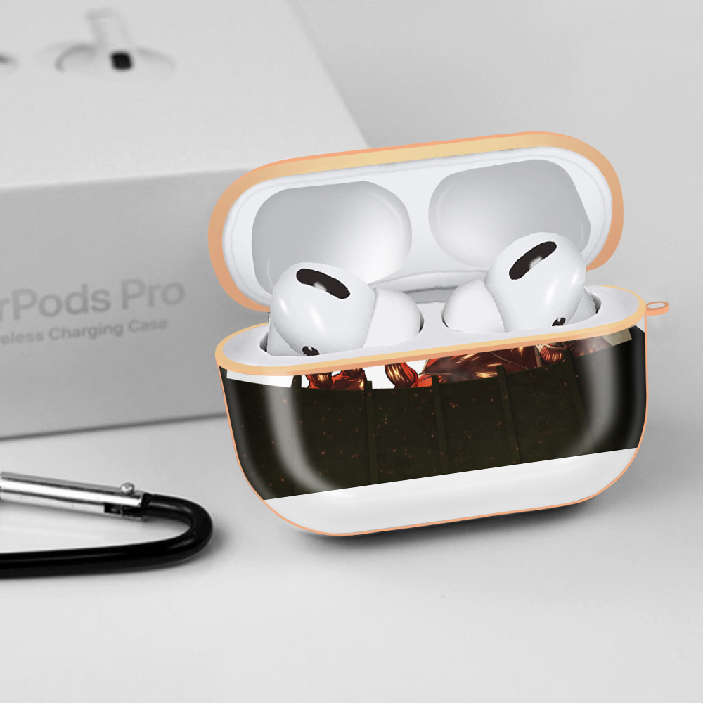 進撃の巨人 Attack on Titan 【AirPods Pro用】ハードシェル保護ケース｜耐衝撃・防指紋・カラビナ付き商品仕様