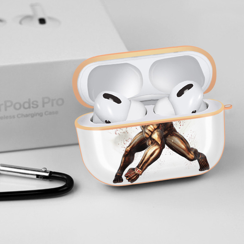 進撃の巨人 Attack on Titan 【AirPods Pro用】ハードシェル保護ケース｜耐衝撃・防指紋・カラビナ付き商品仕様