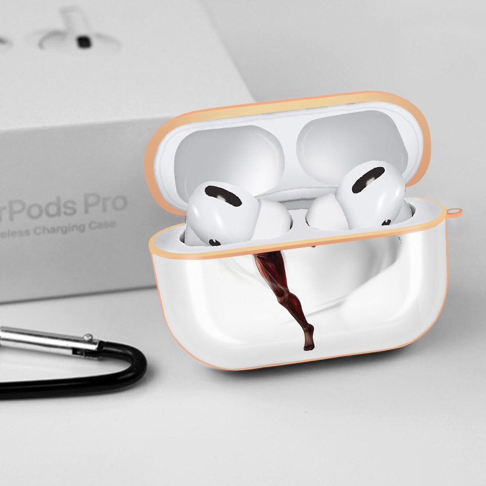 進撃の巨人 Attack on Titan 【AirPods Pro用】ハードシェル保護ケース｜耐衝撃・防指紋・カラビナ付き商品仕様