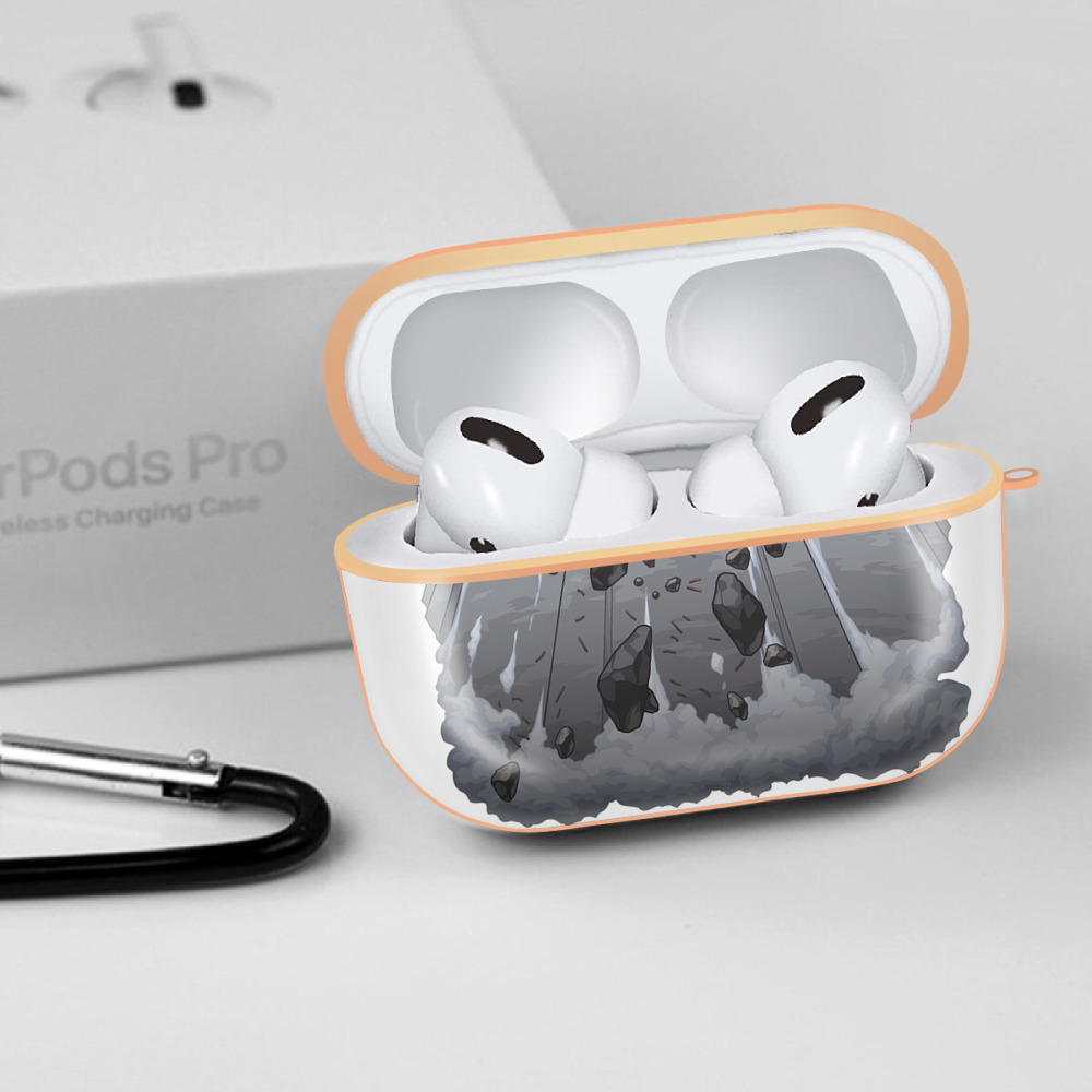 進撃の巨人 Attack on Titan 【AirPods Pro用】ハードシェル保護ケース｜耐衝撃・防指紋・カラビナ付き商品仕様