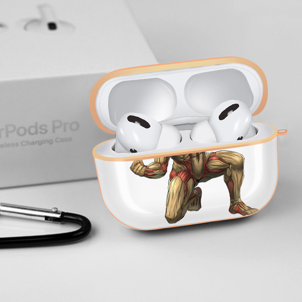 進撃の巨人 Attack on Titan 【AirPods Pro用】ハードシェル保護ケース｜耐衝撃・防指紋・カラビナ付き商品仕様