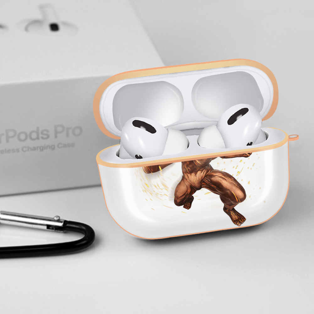 進撃の巨人 Attack on Titan 【AirPods Pro用】ハードシェル保護ケース｜耐衝撃・防指紋・カラビナ付き商品仕様