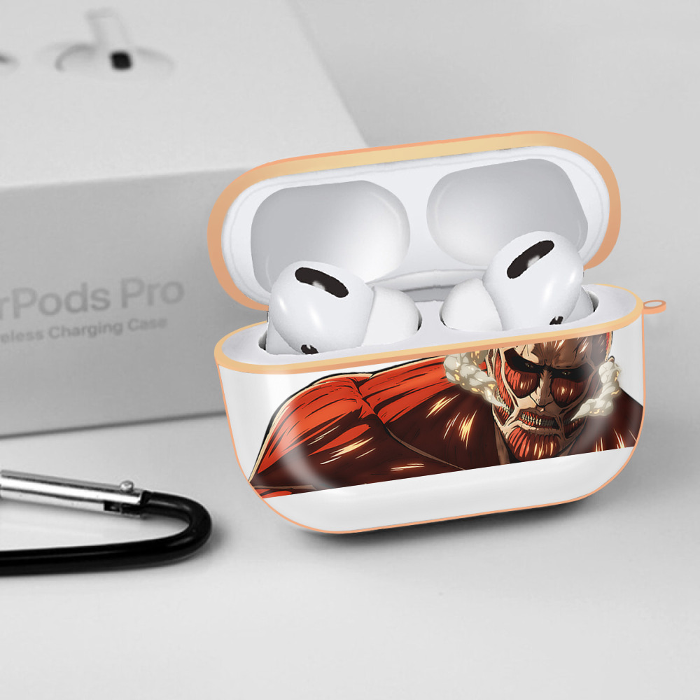 進撃の巨人 Attack on Titan 【AirPods Pro用】ハードシェル保護ケース｜耐衝撃・防指紋・カラビナ付き商品仕様