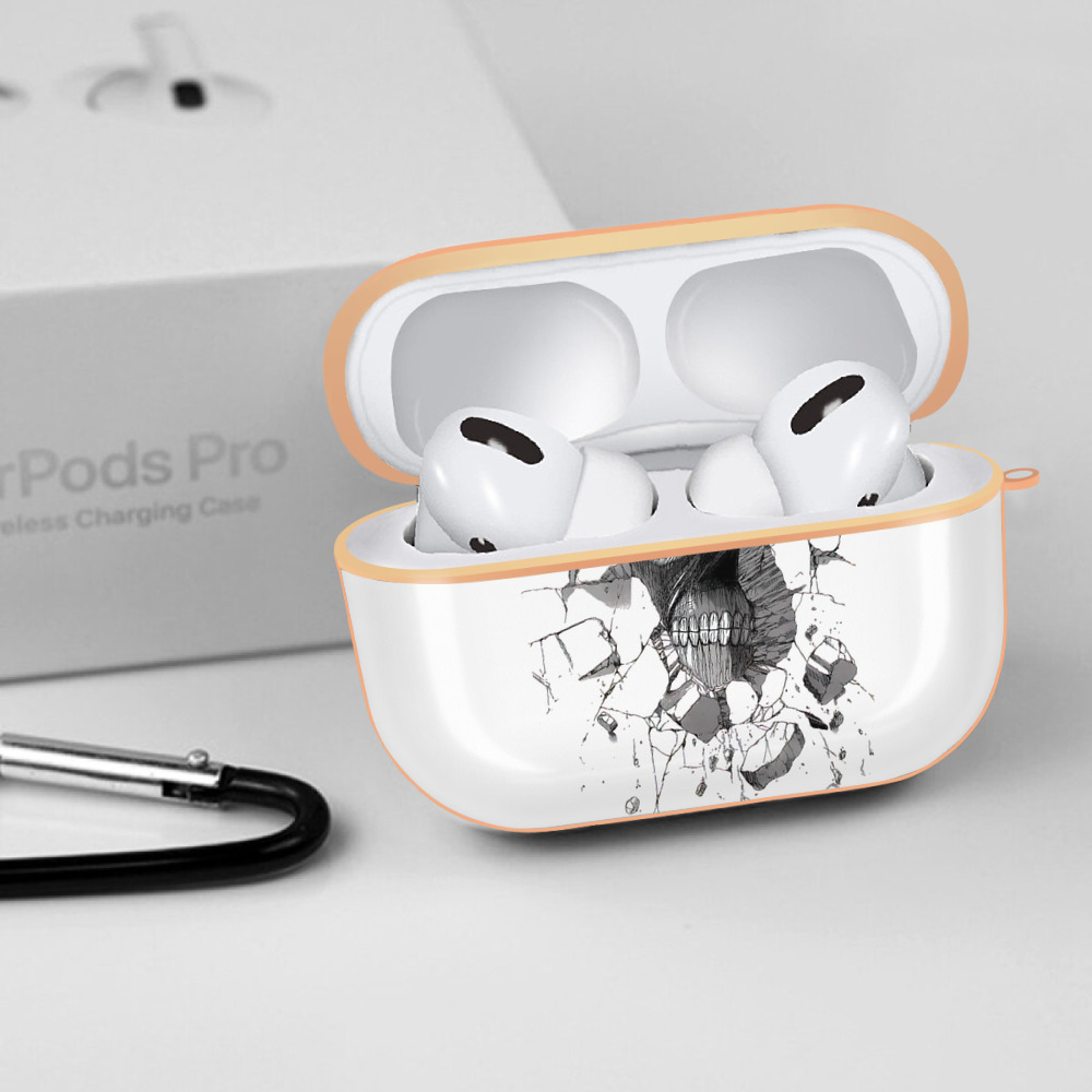 進撃の巨人 Attack on Titan 【AirPods Pro用】ハードシェル保護ケース｜耐衝撃・防指紋・カラビナ付き商品仕様