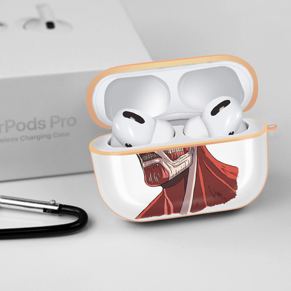 進撃の巨人 Attack on Titan 【AirPods Pro用】ハードシェル保護ケース｜耐衝撃・防指紋・カラビナ付き商品仕様