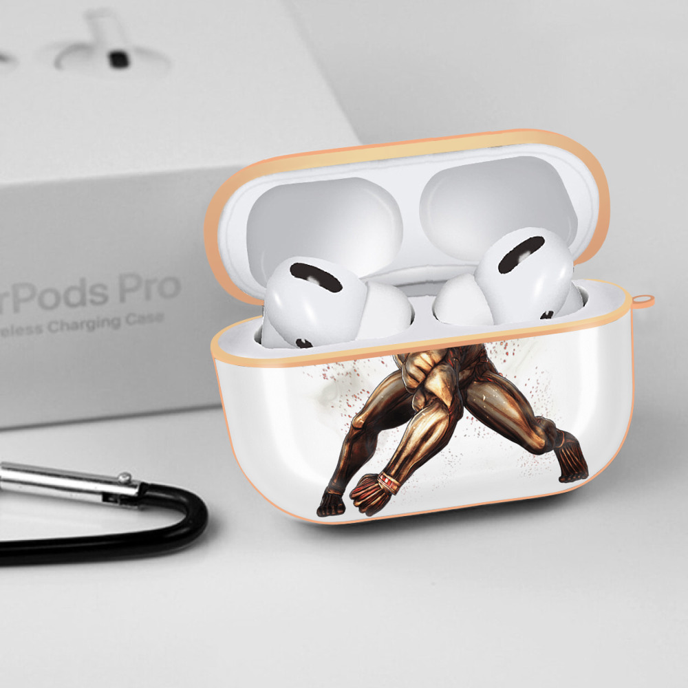 進撃の巨人 Attack on Titan 【AirPods Pro用】ハードシェル保護ケース｜耐衝撃・防指紋・カラビナ付き商品仕様
