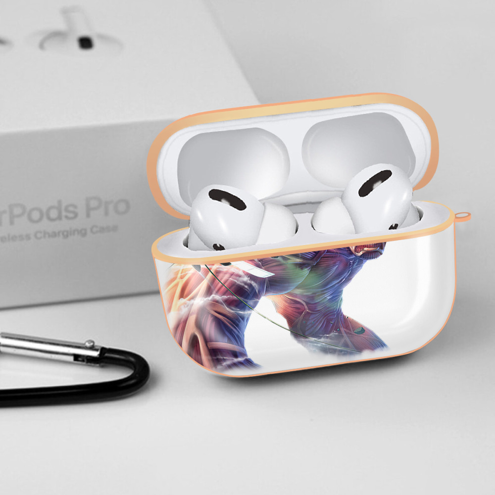 進撃の巨人 Attack on Titan 【AirPods Pro用】ハードシェル保護ケース｜耐衝撃・防指紋・カラビナ付き商品仕様