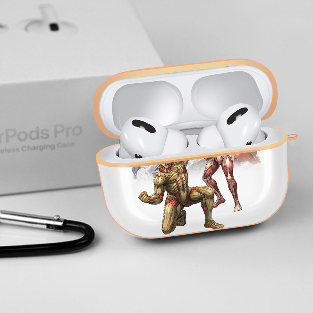 進撃の巨人 Attack on Titan 【AirPods Pro用】ハードシェル保護ケース｜耐衝撃・防指紋・カラビナ付き商品仕様