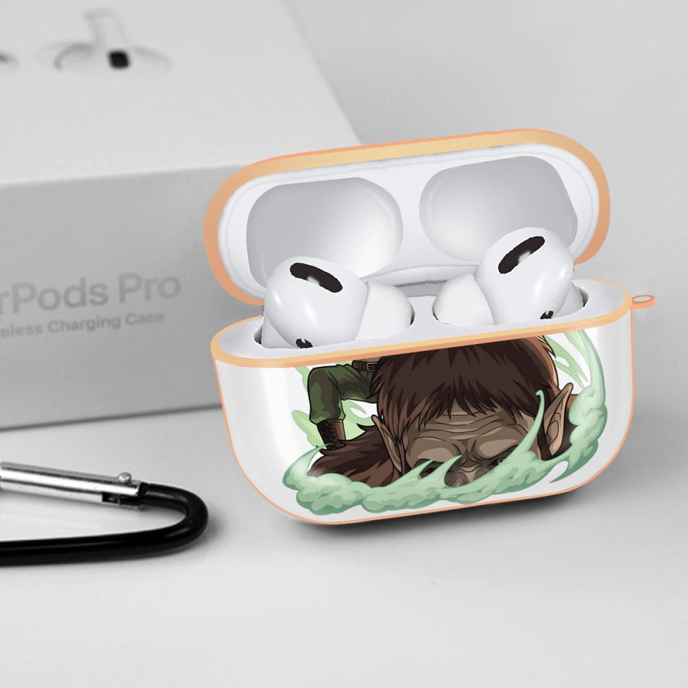 進撃の巨人 Attack on Titan 【AirPods Pro用】ハードシェル保護ケース｜耐衝撃・防指紋・カラビナ付き商品仕様