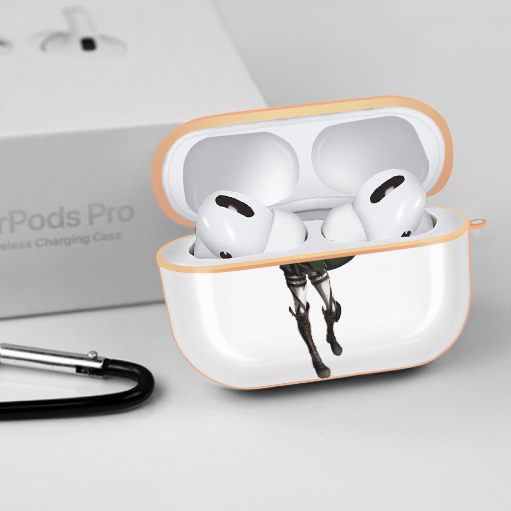 進撃の巨人 Attack on Titan 【AirPods Pro用】ハードシェル保護ケース｜耐衝撃・防指紋・カラビナ付き商品仕様
