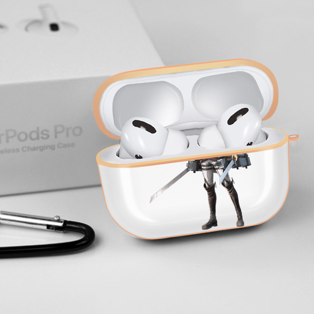 進撃の巨人 Attack on Titan 【AirPods Pro用】ハードシェル保護ケース｜耐衝撃・防指紋・カラビナ付き商品仕様