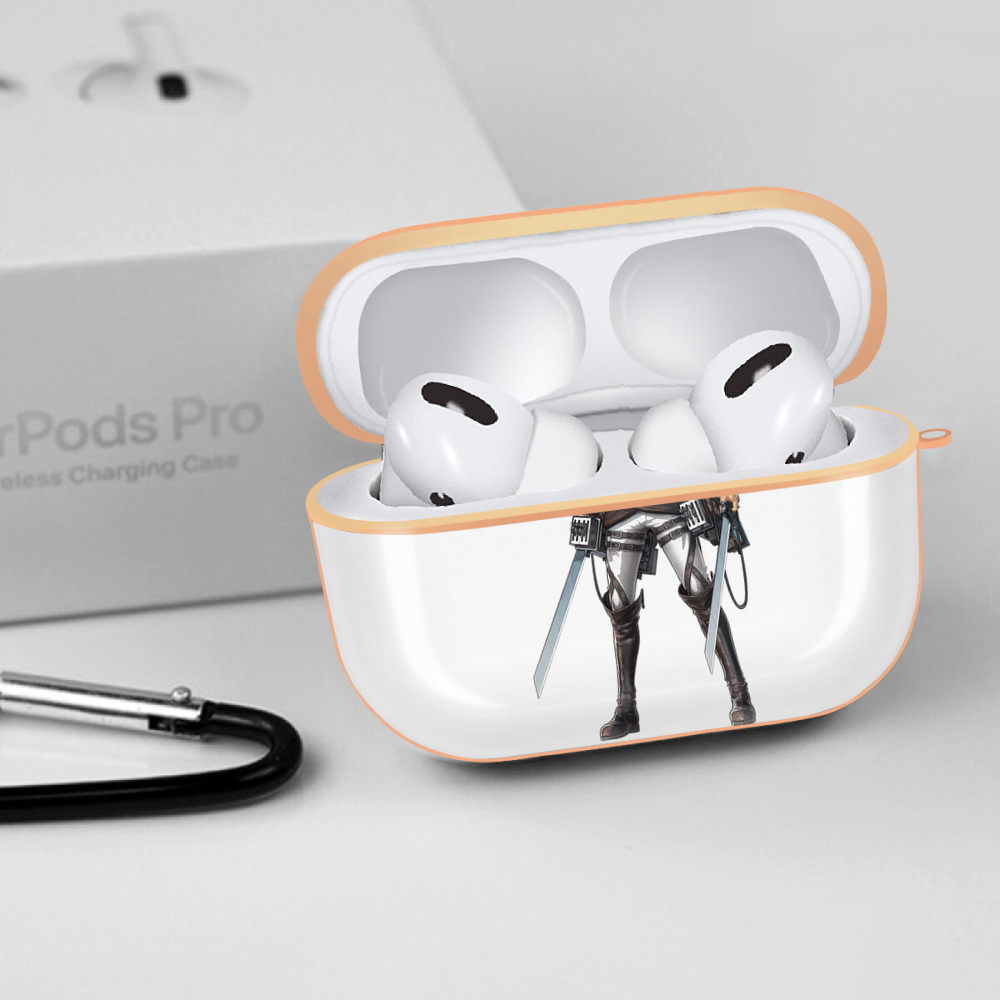 進撃の巨人 Attack on Titan 【AirPods Pro用】ハードシェル保護ケース｜耐衝撃・防指紋・カラビナ付き商品仕様