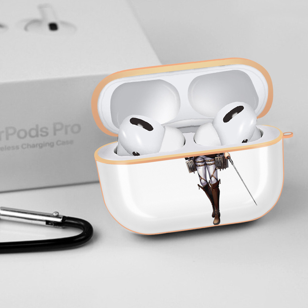 進撃の巨人 Attack on Titan 【AirPods Pro用】ハードシェル保護ケース｜耐衝撃・防指紋・カラビナ付き商品仕様