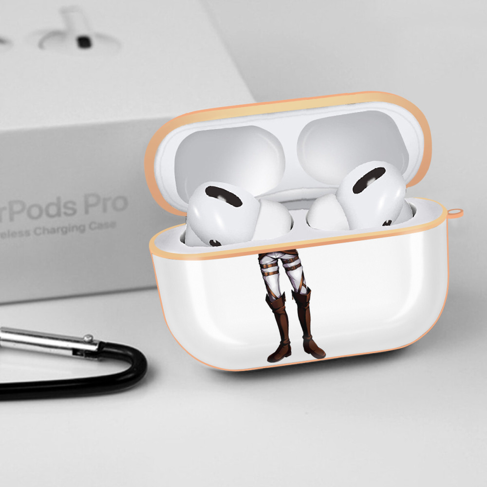 進撃の巨人 Attack on Titan 【AirPods Pro用】ハードシェル保護ケース｜耐衝撃・防指紋・カラビナ付き商品仕様