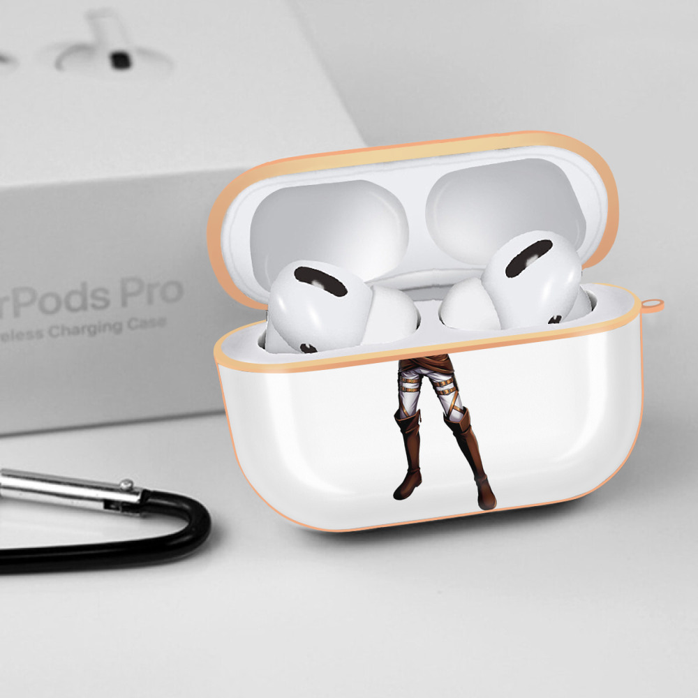 進撃の巨人 Attack on Titan 【AirPods Pro用】ハードシェル保護ケース｜耐衝撃・防指紋・カラビナ付き商品仕様