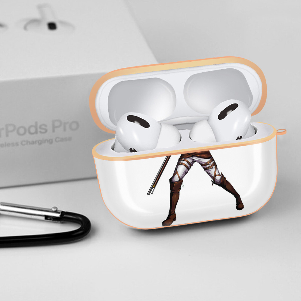 進撃の巨人 Attack on Titan 【AirPods Pro用】ハードシェル保護ケース｜耐衝撃・防指紋・カラビナ付き商品仕様