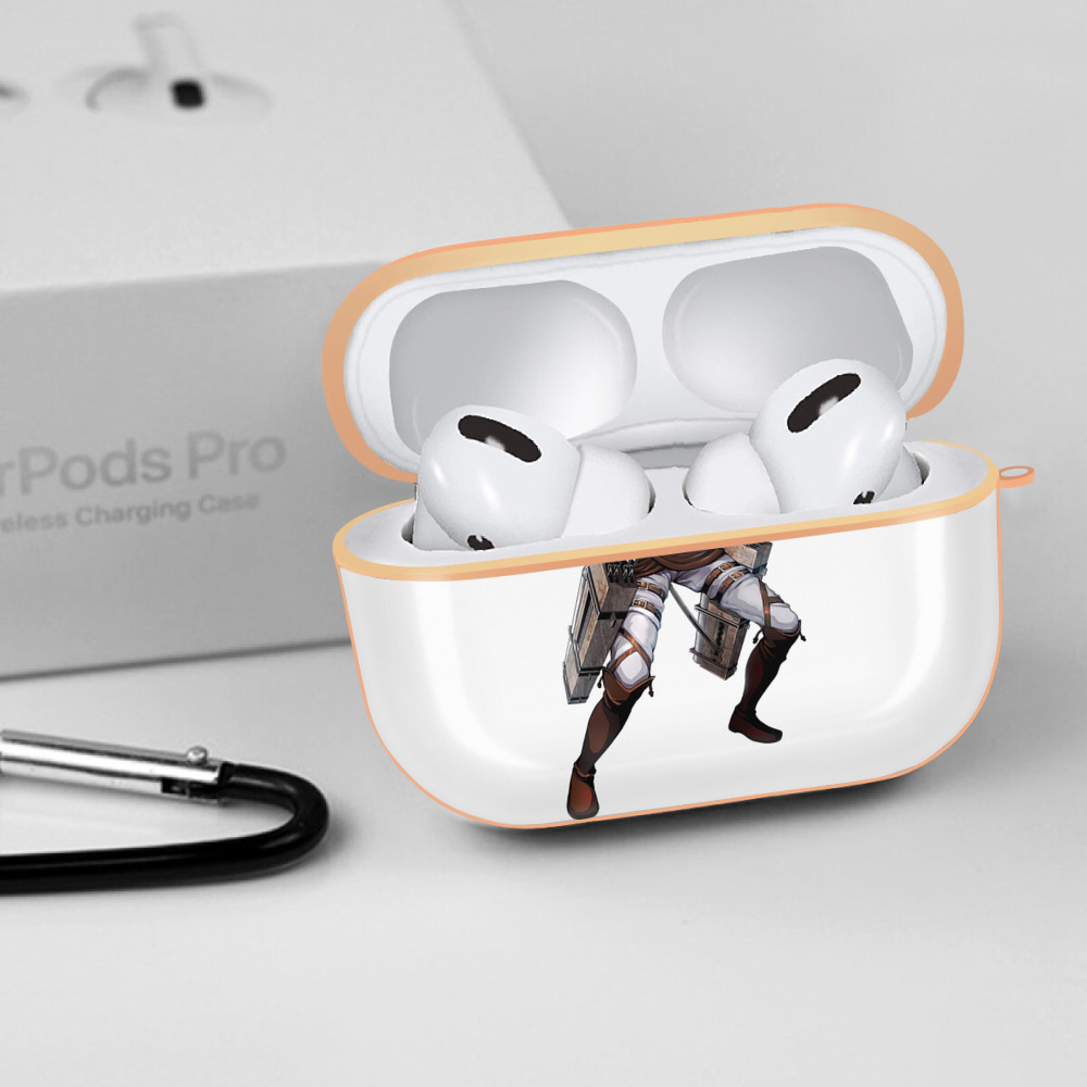 進撃の巨人 Attack on Titan 【AirPods Pro用】ハードシェル保護ケース｜耐衝撃・防指紋・カラビナ付き商品仕様