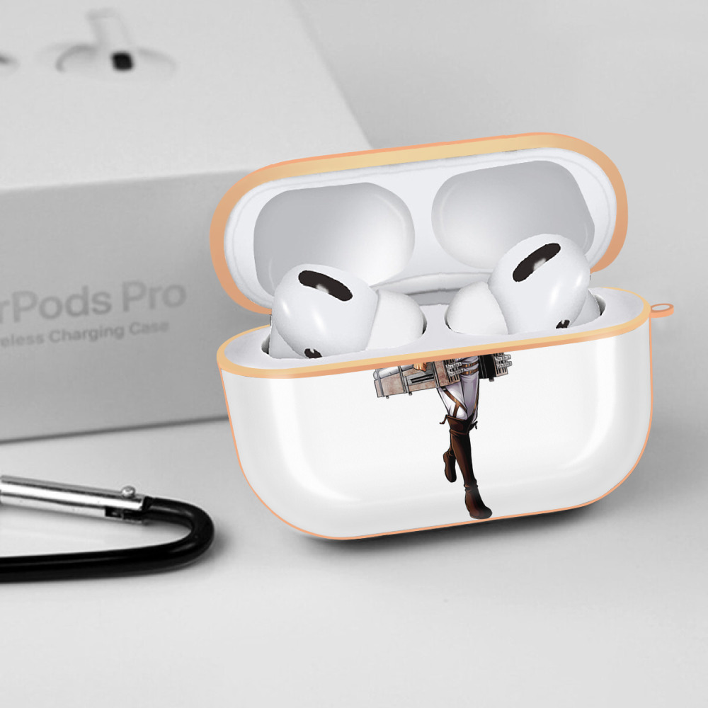 進撃の巨人 Attack on Titan 【AirPods Pro用】ハードシェル保護ケース｜耐衝撃・防指紋・カラビナ付き商品仕様