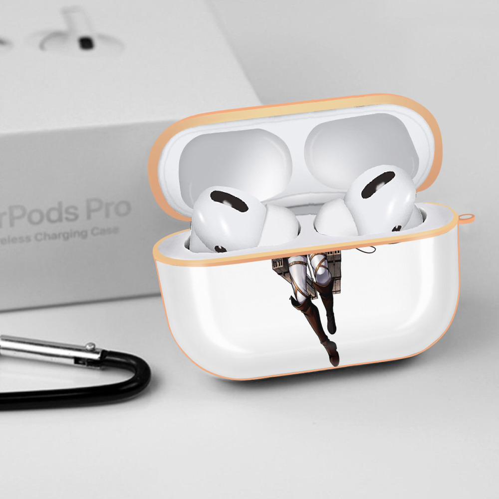 進撃の巨人 Attack on Titan 【AirPods Pro用】ハードシェル保護ケース｜耐衝撃・防指紋・カラビナ付き商品仕様