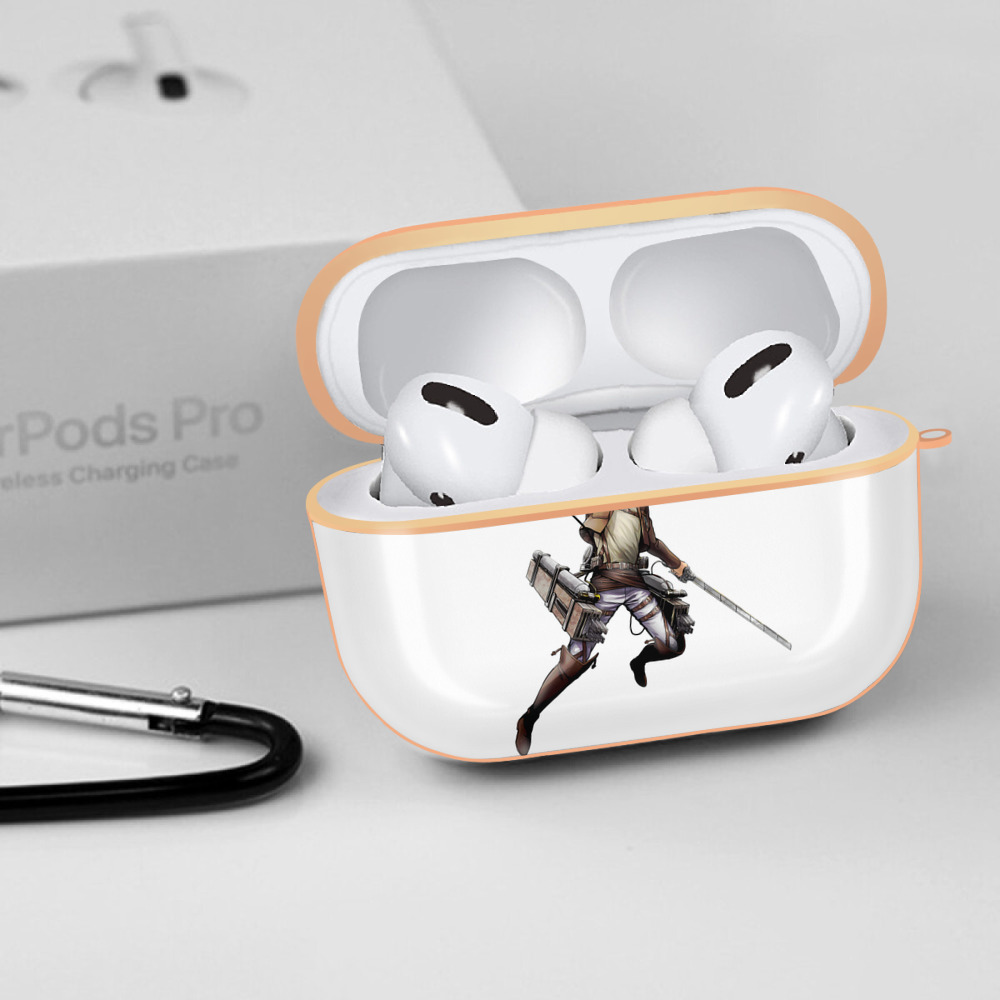 進撃の巨人 Attack on Titan 【AirPods Pro用】ハードシェル保護ケース｜耐衝撃・防指紋・カラビナ付き商品仕様