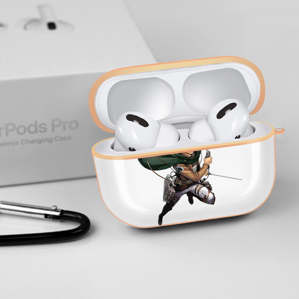 進撃の巨人 Attack on Titan 【AirPods Pro用】ハードシェル保護ケース｜耐衝撃・防指紋・カラビナ付き商品仕様
