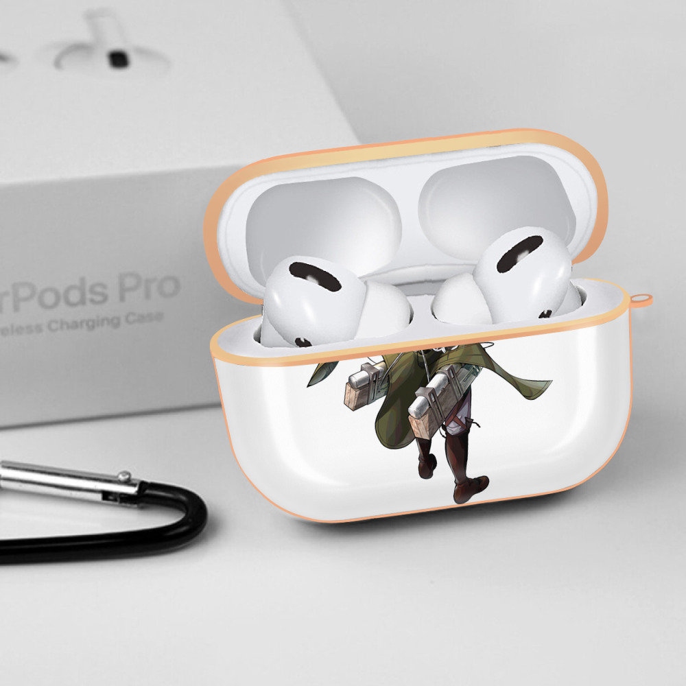 進撃の巨人 Attack on Titan 【AirPods Pro用】ハードシェル保護ケース｜耐衝撃・防指紋・カラビナ付き商品仕様