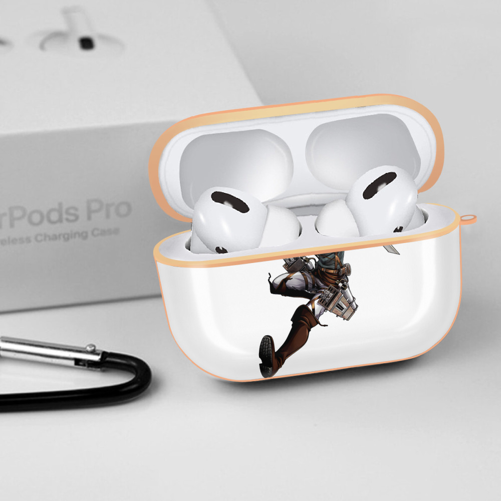 進撃の巨人 Attack on Titan 【AirPods Pro用】ハードシェル保護ケース｜耐衝撃・防指紋・カラビナ付き商品仕様