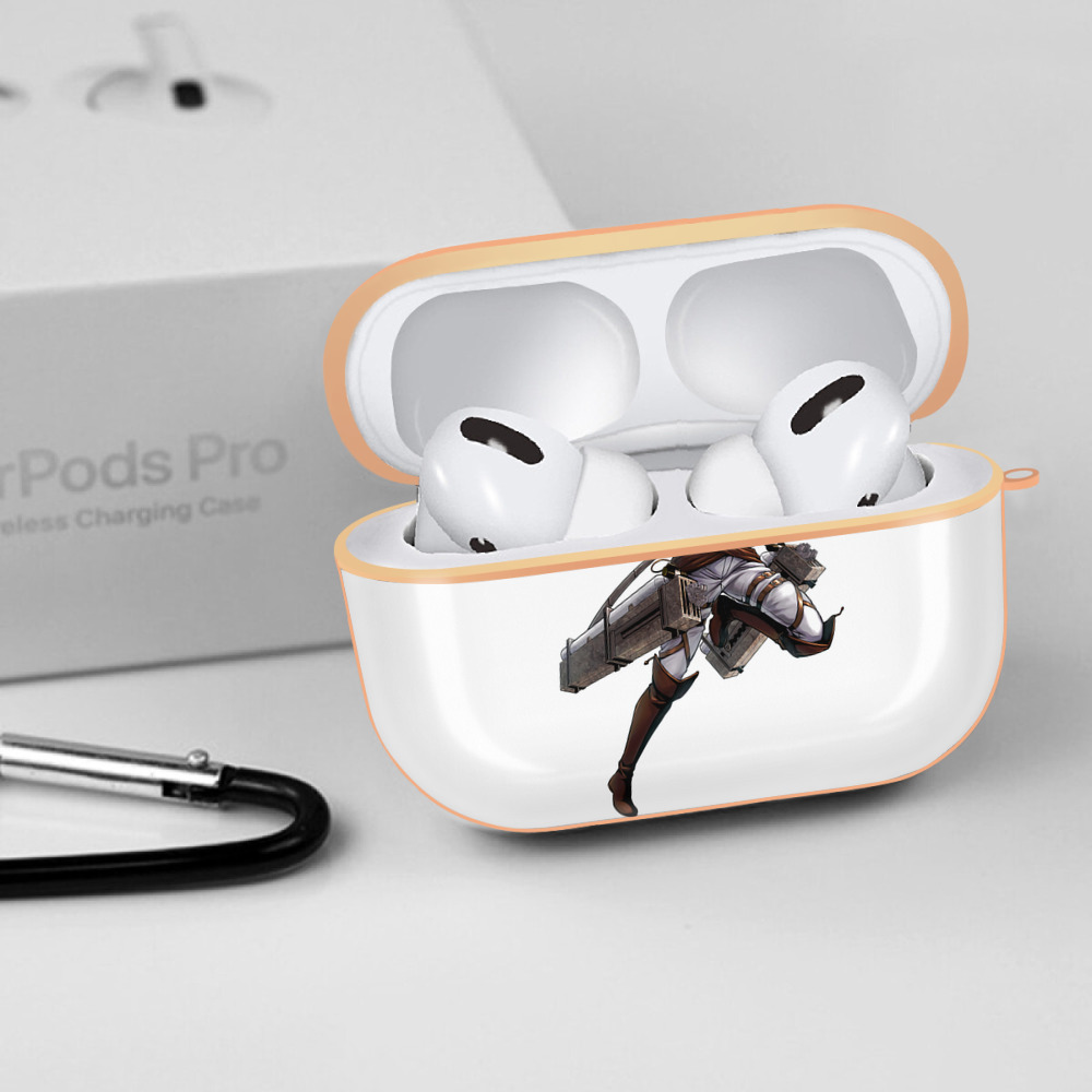 進撃の巨人 Attack on Titan 【AirPods Pro用】ハードシェル保護ケース｜耐衝撃・防指紋・カラビナ付き商品仕様