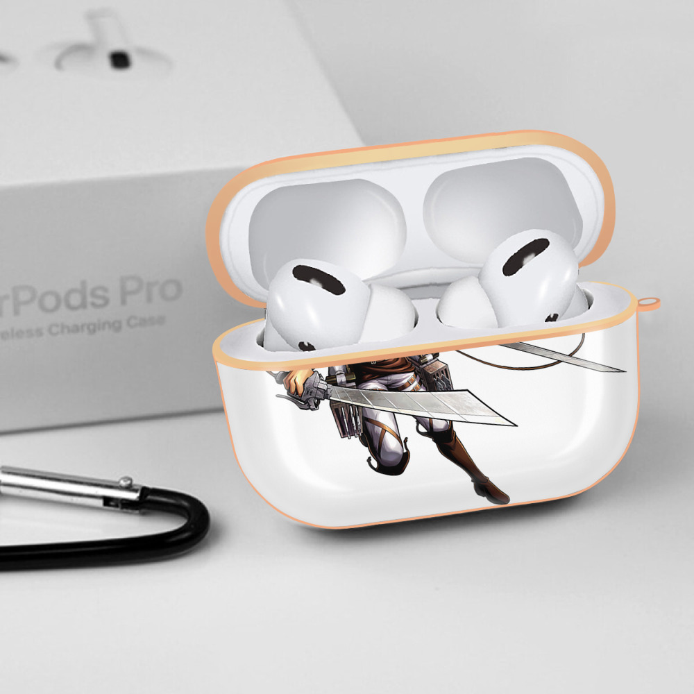 進撃の巨人 Attack on Titan 【AirPods Pro用】ハードシェル保護ケース｜耐衝撃・防指紋・カラビナ付き商品仕様