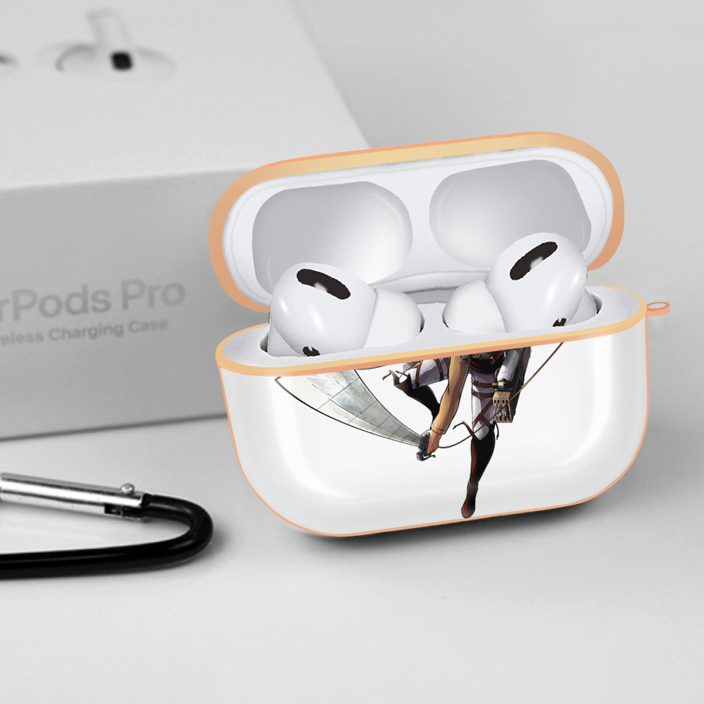 進撃の巨人 Attack on Titan 【AirPods Pro用】ハードシェル保護ケース｜耐衝撃・防指紋・カラビナ付き商品仕様