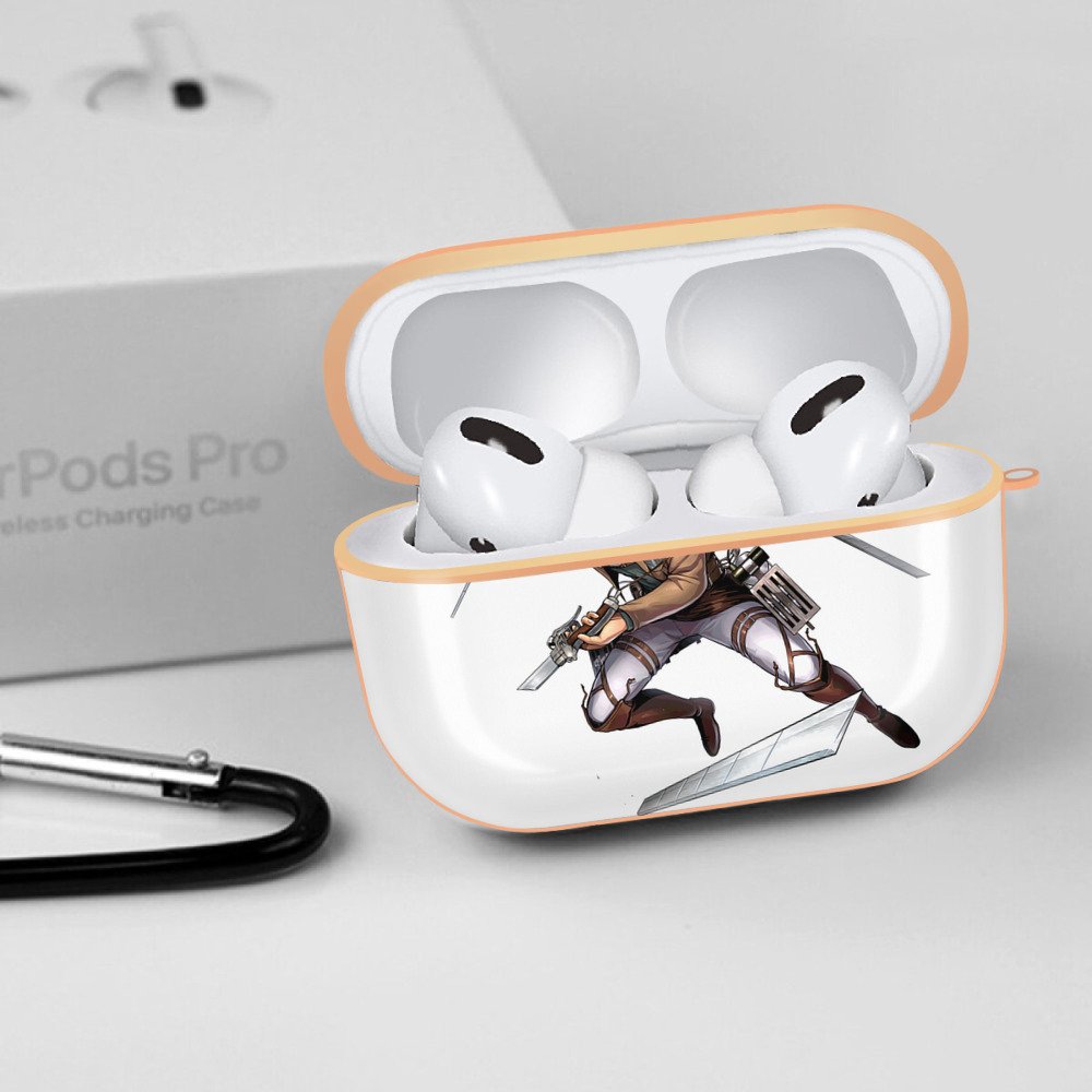 進撃の巨人 Attack on Titan 【AirPods Pro用】ハードシェル保護ケース｜耐衝撃・防指紋・カラビナ付き商品仕様