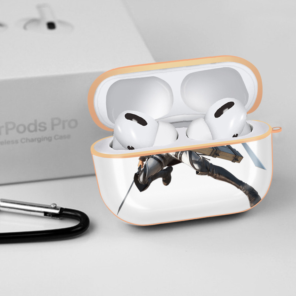 進撃の巨人 Attack on Titan 【AirPods Pro用】ハードシェル保護ケース｜耐衝撃・防指紋・カラビナ付き商品仕様
