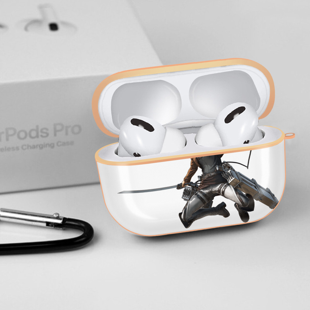 進撃の巨人 Attack on Titan 【AirPods Pro用】ハードシェル保護ケース｜耐衝撃・防指紋・カラビナ付き商品仕様