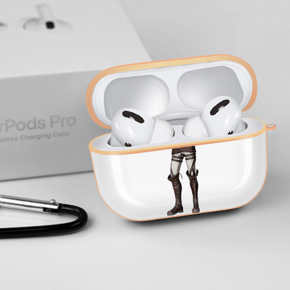 進撃の巨人 Attack on Titan 【AirPods Pro用】ハードシェル保護ケース｜耐衝撃・防指紋・カラビナ付き商品仕様