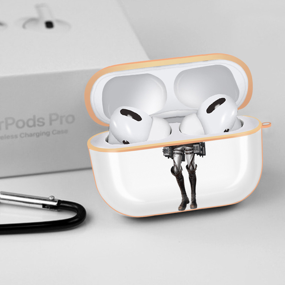 進撃の巨人 Attack on Titan 【AirPods Pro用】ハードシェル保護ケース｜耐衝撃・防指紋・カラビナ付き商品仕様