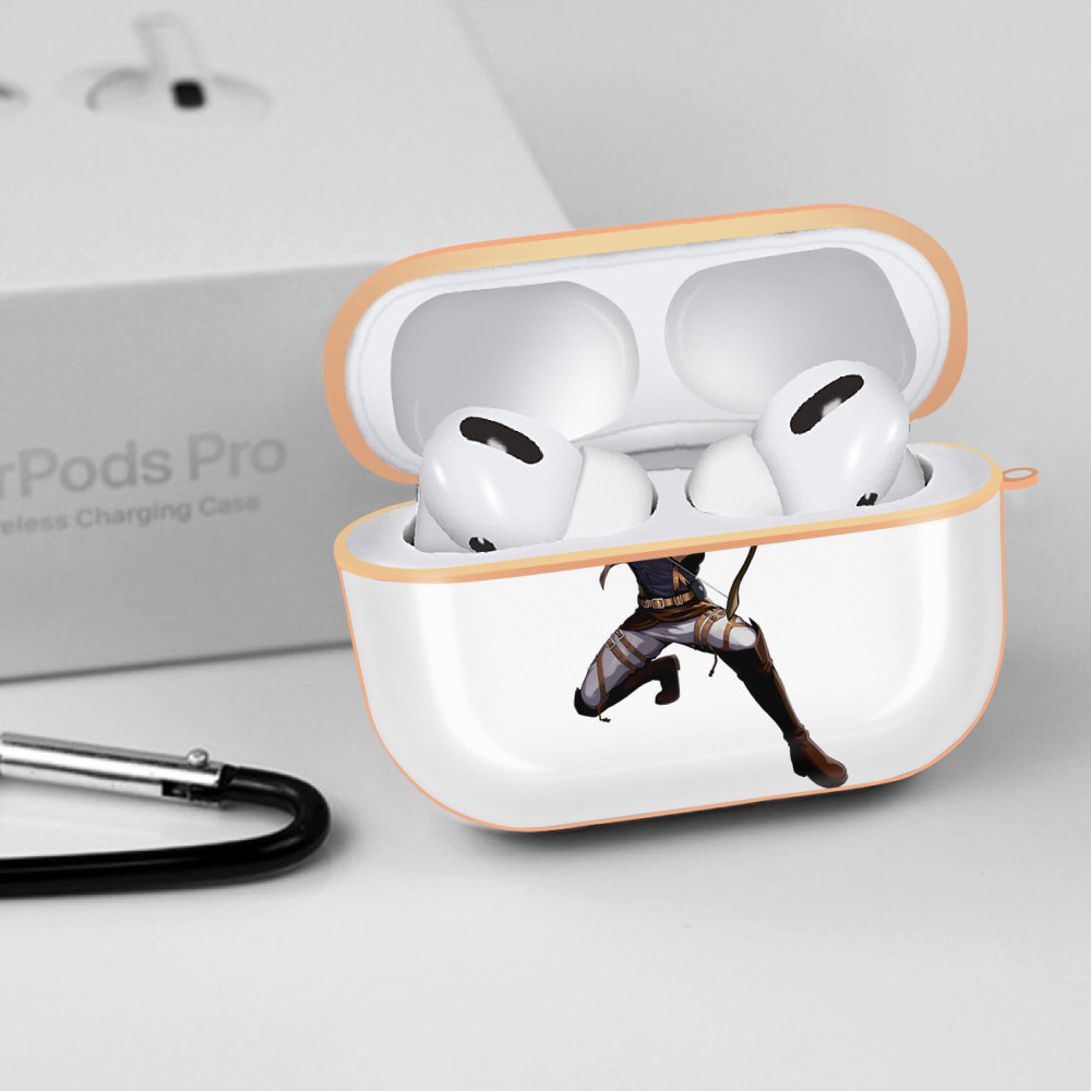 進撃の巨人 Attack on Titan 【AirPods Pro用】ハードシェル保護ケース｜耐衝撃・防指紋・カラビナ付き商品仕様