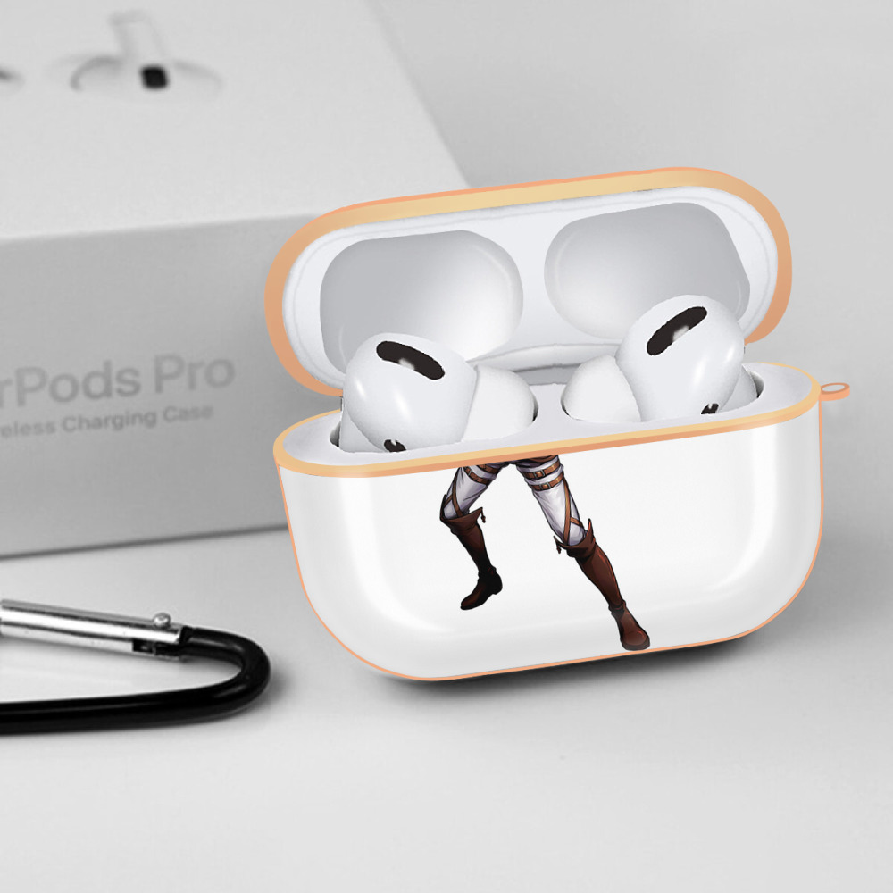 進撃の巨人 Attack on Titan 【AirPods Pro用】ハードシェル保護ケース｜耐衝撃・防指紋・カラビナ付き商品仕様