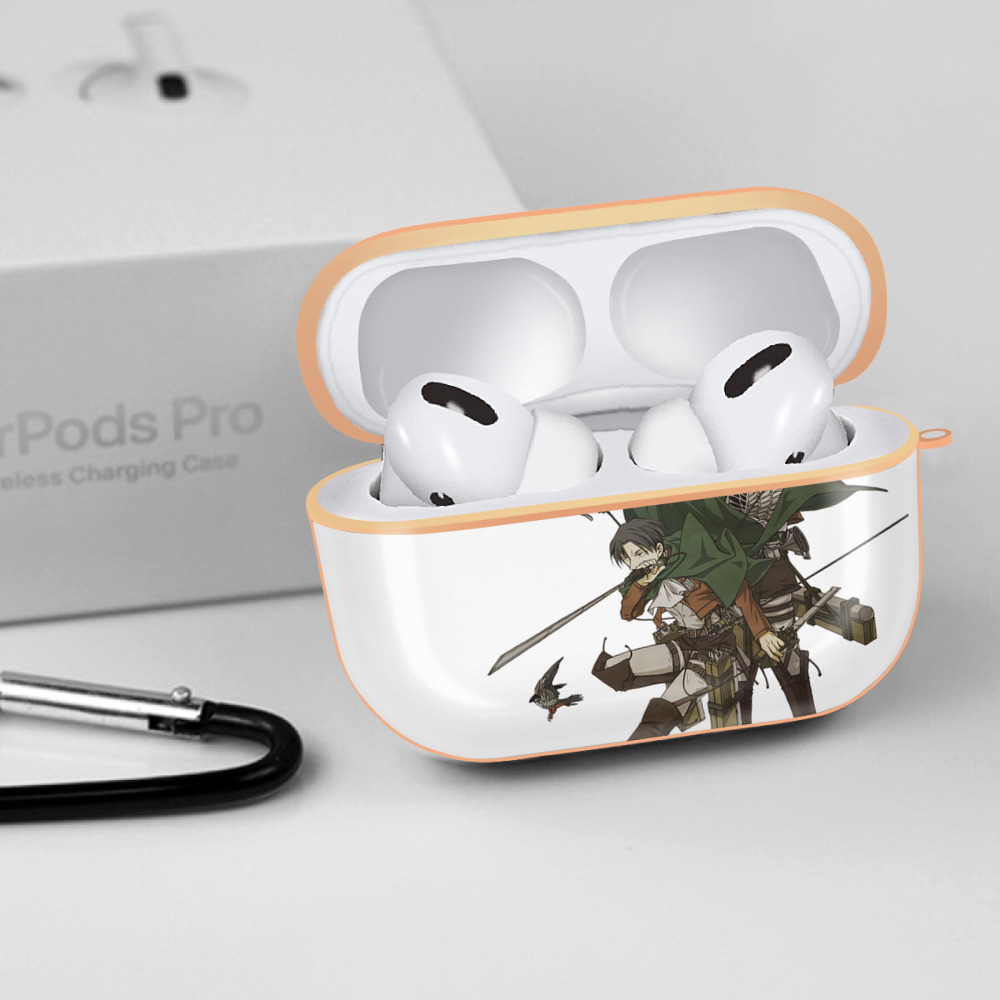 進撃の巨人 Attack on Titan 【AirPods Pro用】ハードシェル保護ケース｜耐衝撃・防指紋・カラビナ付き商品仕様